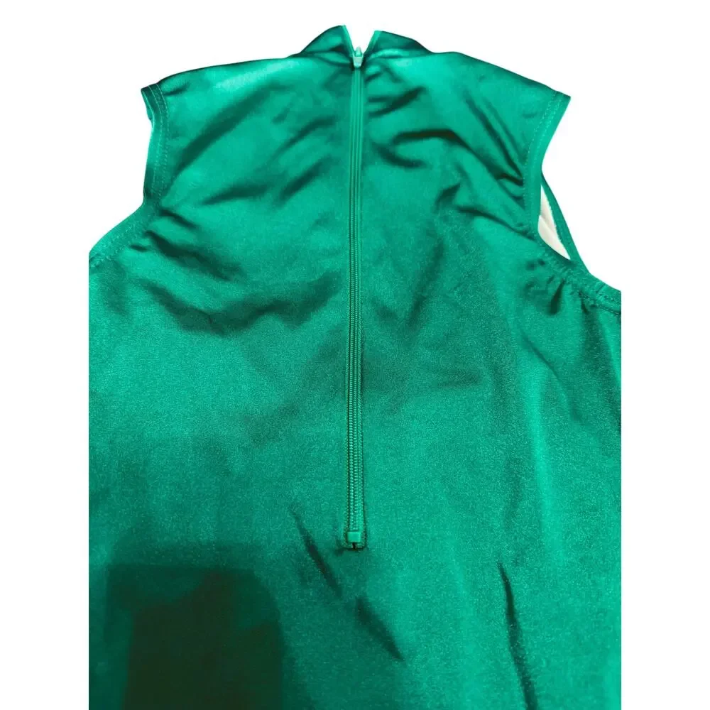 Weissman Girls Dance Shimmer Emerald Green Leotard MC Child Medium Competition